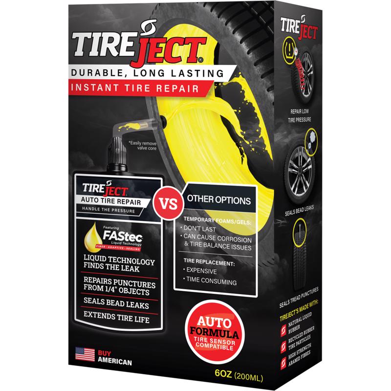 Emery Jensen TR SLNT TBLS AT 6oz tire repair sealant bottle for quick and effective tire repairs.