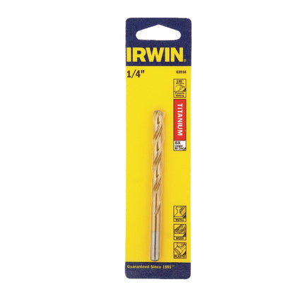 BIT DRILL 1/4"TIN 135PT - Pack of 3