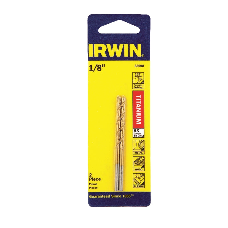 BIT DRILL 1/8"TIN135PT - Pack of 3