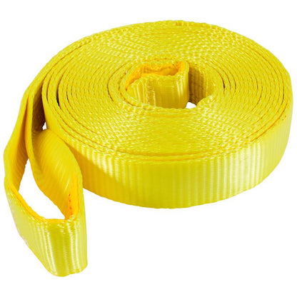 Emery Jensen 30-foot recovery tow strap with 10,000-pound capacity, heavy-duty nylon strap for vehicle recovery and towing.