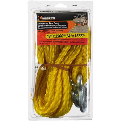 TOW ROPE YELLOW 13'L