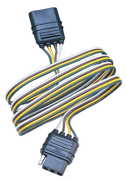 Emery Jensen 48-inch flat wire extension for trailer connectors, designed for 4-flat wiring connections.