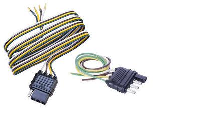 Emery Jensen 4-flat trailer connector set featuring durable electrical connectors for reliable towing connections.