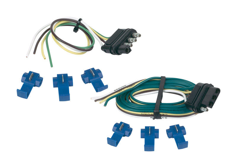 Emery Jensen trailer connector kit with 4-flat trailer connectors for secure towing and electrical connection.