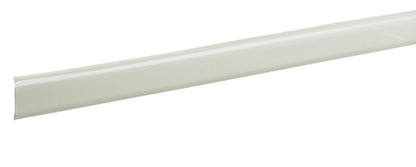 Emery Jensen traverse curtain rod extension, 24-inch white adjustable rod for window curtains.