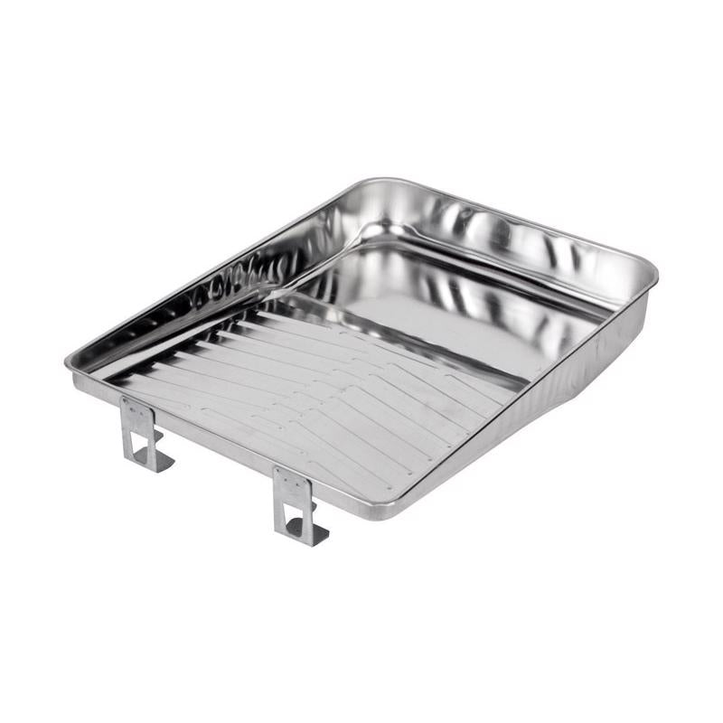 Set of 12 Emery Jensen Deluxe Metal Trays, 11-inch size, durable trays for serving or display in a variety of settings.