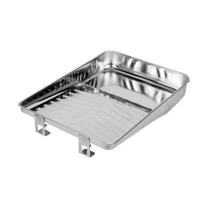 Set of 12 Emery Jensen Deluxe Metal Trays, 11-inch size, durable trays for serving or display in a variety of settings.