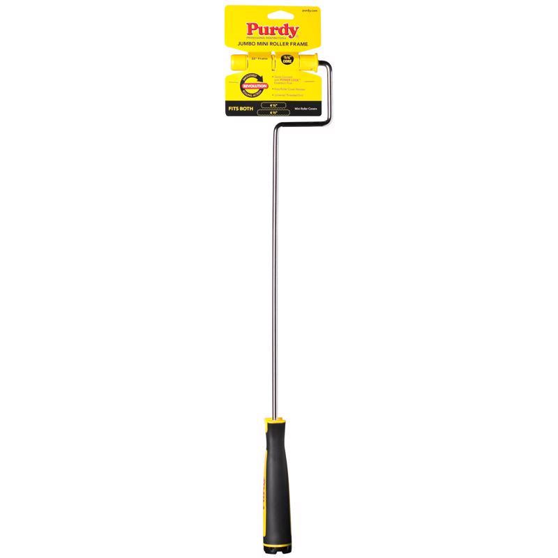 Emery Jensen mini roller frame 22-inch tray for painting, compatible with various roller covers, ideal for detailed wall projects.