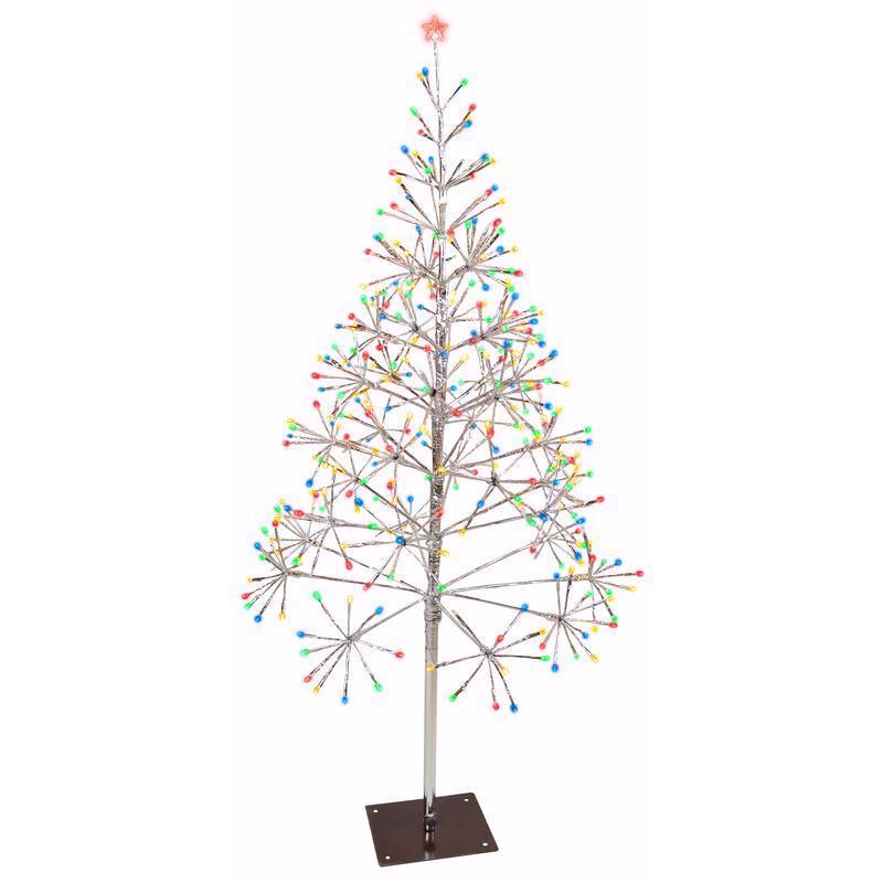 Emery Jensen LED shimmering 53-inch decorative tree with glowing branches, ideal for festive or elegant home decor.