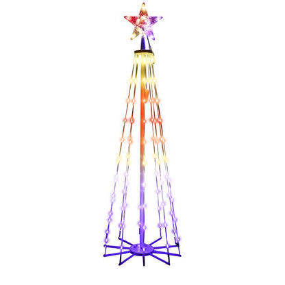 RBBN LGHT XMAS TREE 4'H