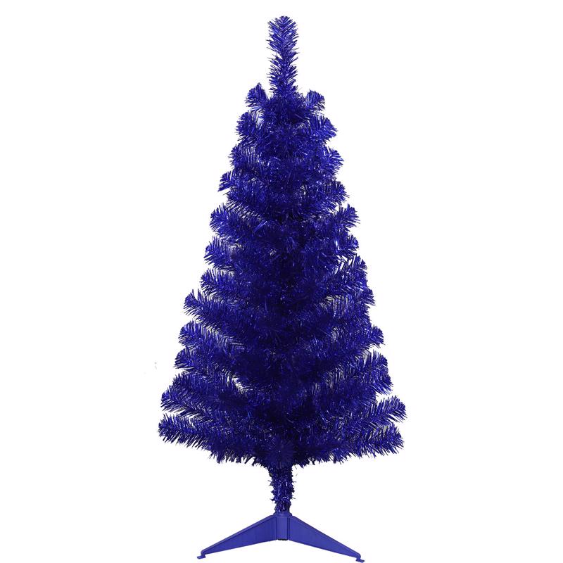 Emery Jensen CMAS Tree TNSL BLU, a blue-toned tree under 6 feet tall, suitable for landscape or garden decoration.