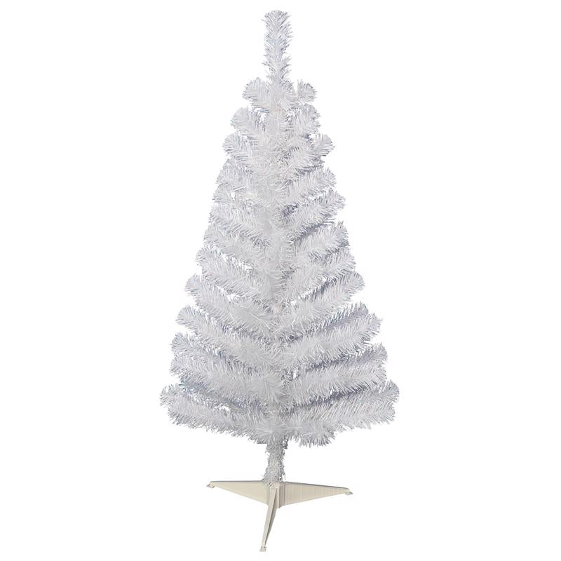 Emery Jensen CMAS Tree TNSL in white, 3 feet tall, a decorative small tree suitable for outdoor or indoor use.