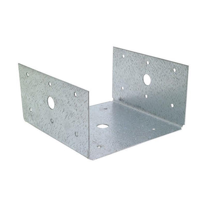 Emery Jensen HALF BASE ZMAX BC60Z 6x6 triple zinc connectors for secure metal framing, shown in a close-up image.