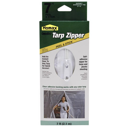 Emery Jensen truck bed tarp with zipper door, durable waterproof material, designed for secure cargo coverage and easy access.