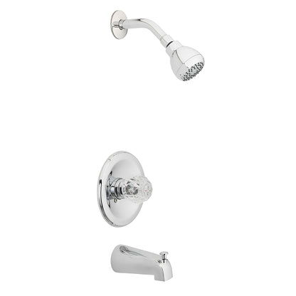Tub/shwr FCT 1HNDL CHRM