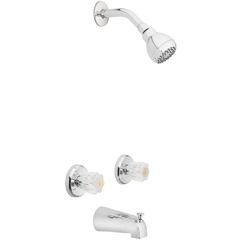 Tub/shwr FCT 2HNDL CHRM