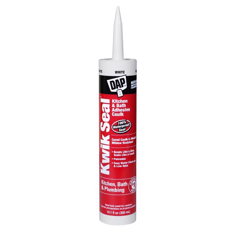 ADHESVE CAULK WHT 10.1oz - Pack of 12
