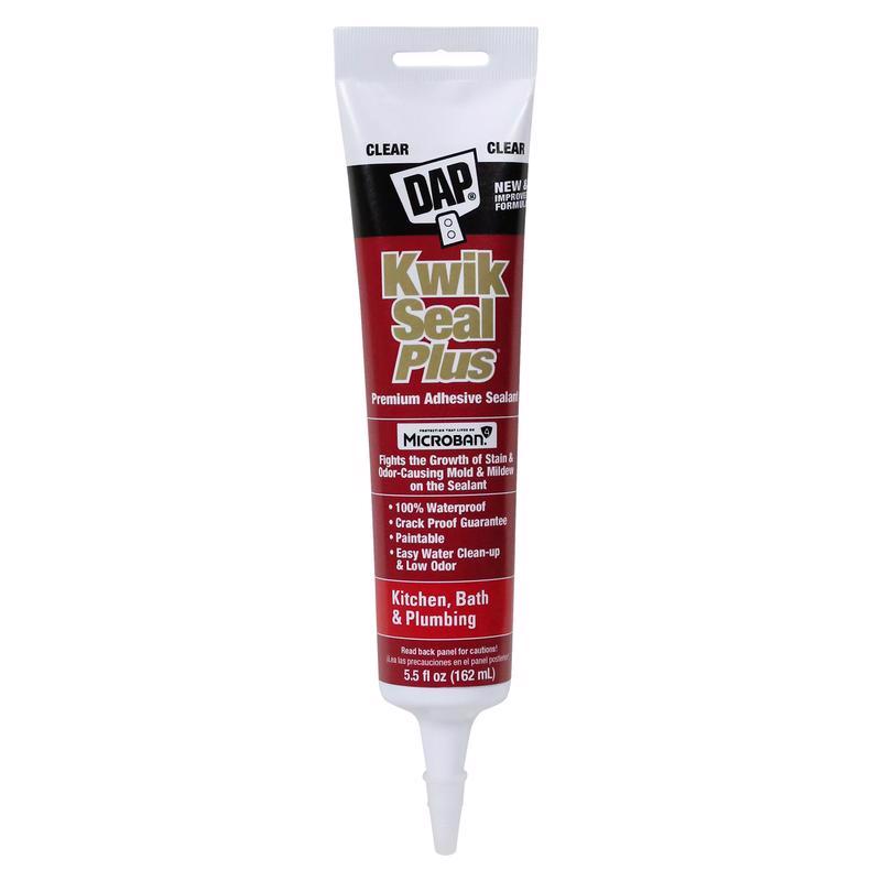 Emery Jensen Kwikseal+clr tub/tile caulk 5.5oz pack of 12 for sealing tubs and tiles, durable and easy to apply.
