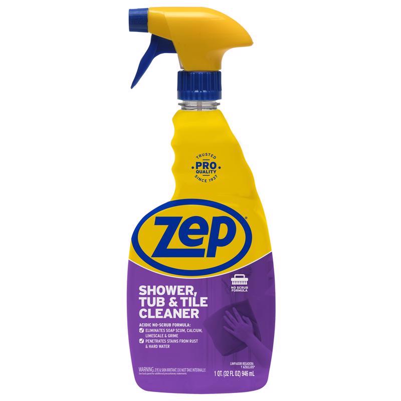 Emery Jensen CLEANE Tub & Tile shower cleaner, 32oz bottles, pack of 12, for cleaning tubs, tiles, and showers.