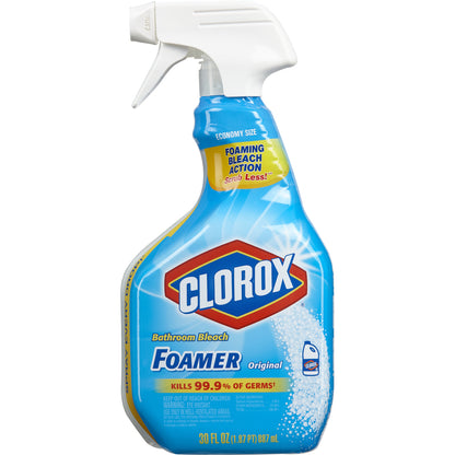 Emery Jensen Clorox Bleach Foamer for tubs, tiles, and showers, pack of 9, effective bathroom cleaning product