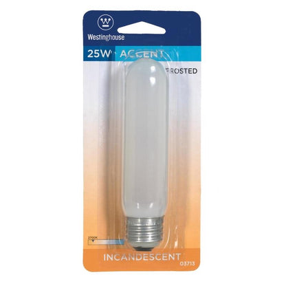 INCAND T10 BULB25W FRSTD - Pack of 6
