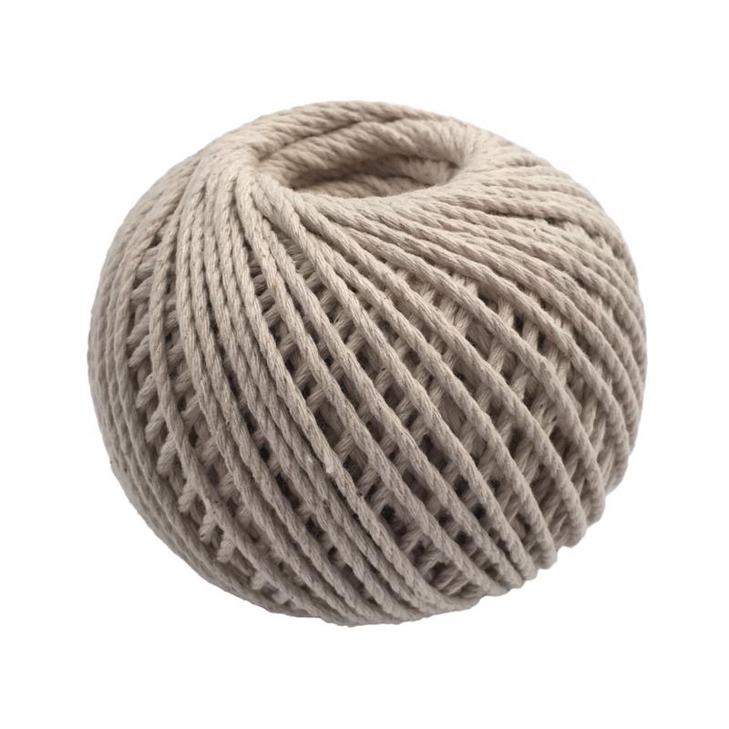 Natural fiber rope from Emery Jensen, 400-foot length, suitable for twine and string applications, shown coiled in the image.