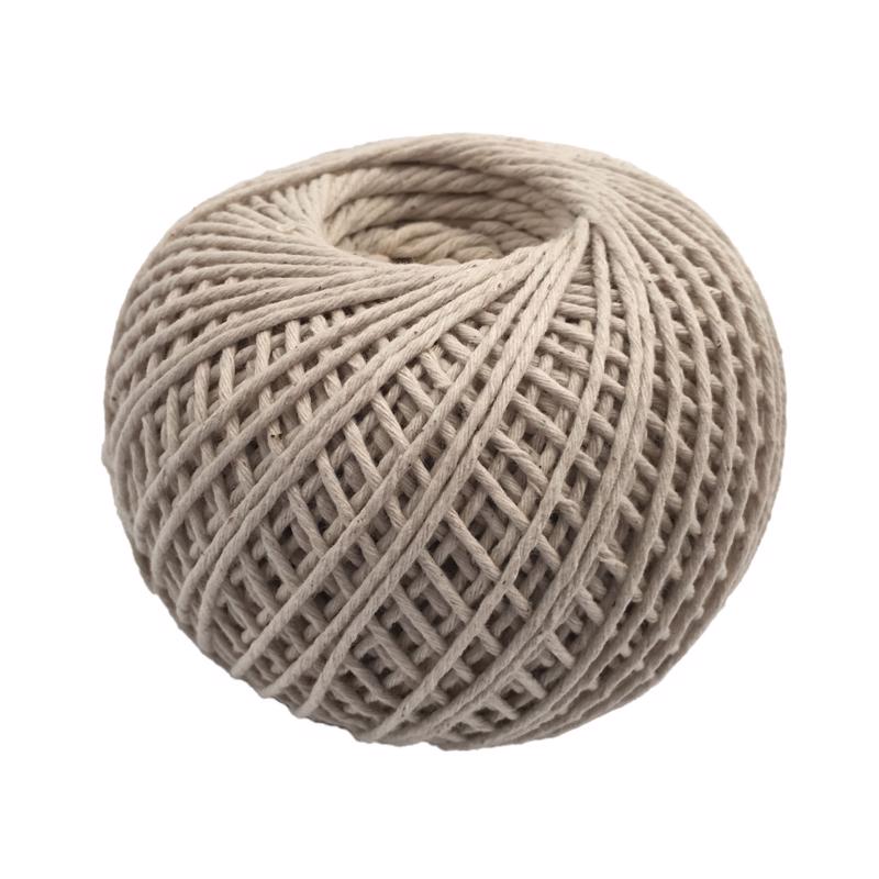 Natural cotton twine roll by Emery Jensen, 300 feet, ideal for crafting, gardening, and general household use.