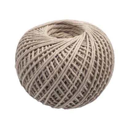 Natural cotton twine roll by Emery Jensen, 300 feet, ideal for crafting, gardening, and general household use.