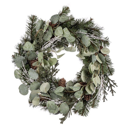 WREATH UNLIT Pe/pvc 24"D