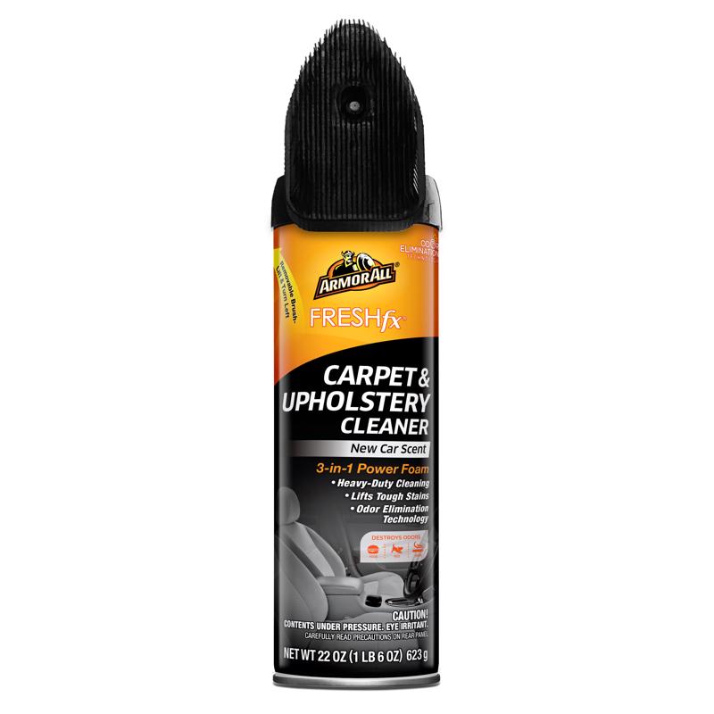 Emery Jensen 22oz upholstery cleaner and protector for car seats, featuring a spray bottle with cleaning solution.