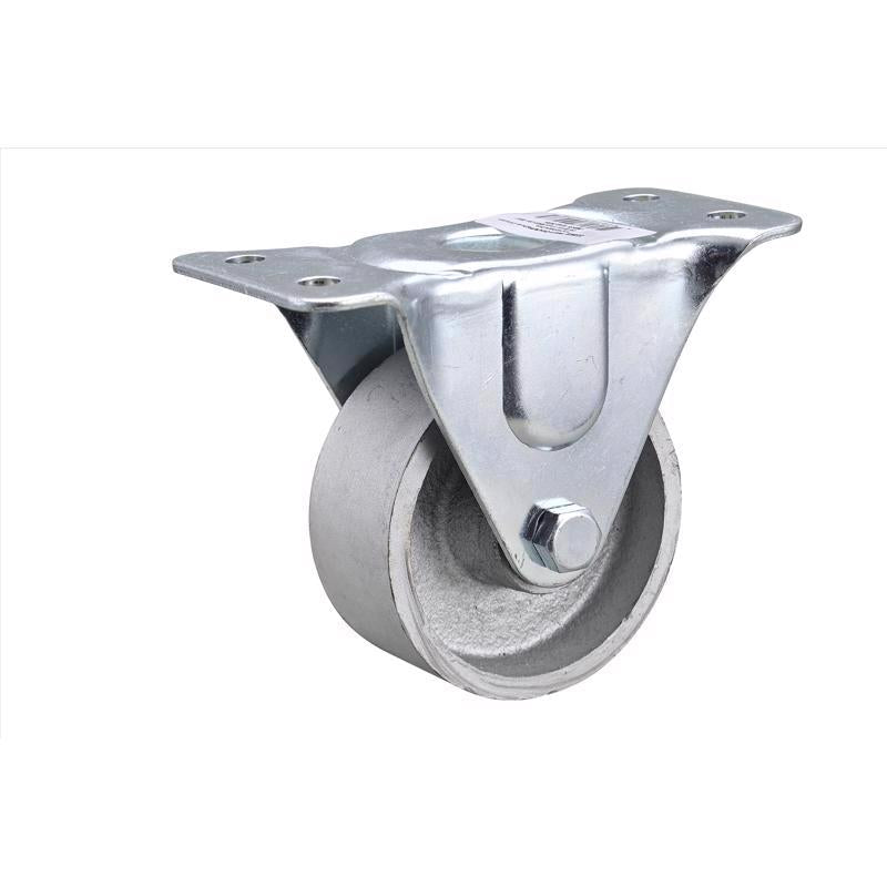 Utility caster plate 3-inch rig by Emery Jensen, featuring durable steel construction for versatile mobility applications.