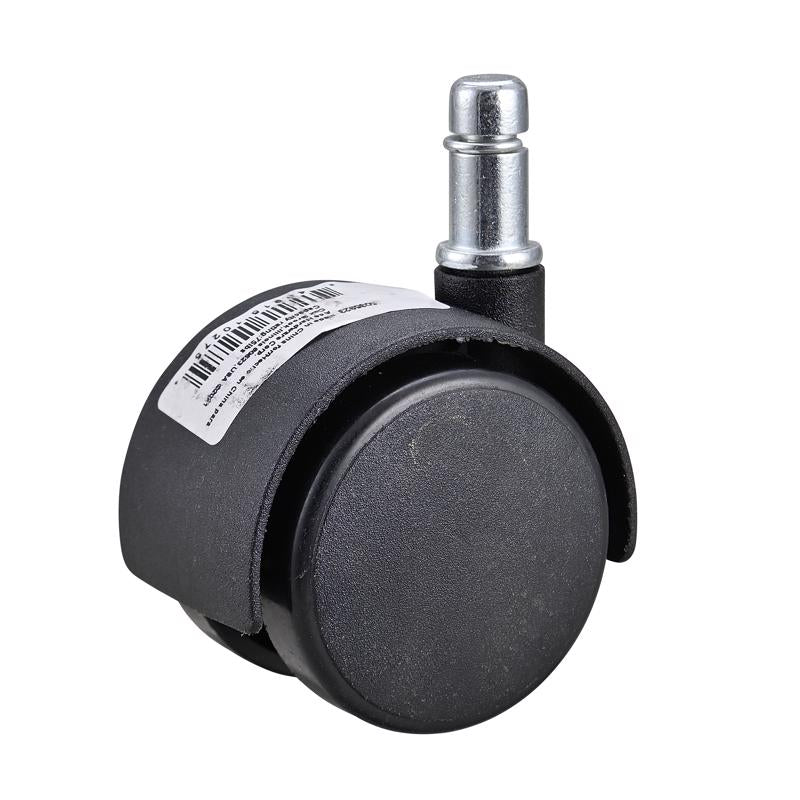 Emery Jensen CASTR twin-wheel 2-inch utility casters with metal stem for industrial and equipment mobility.