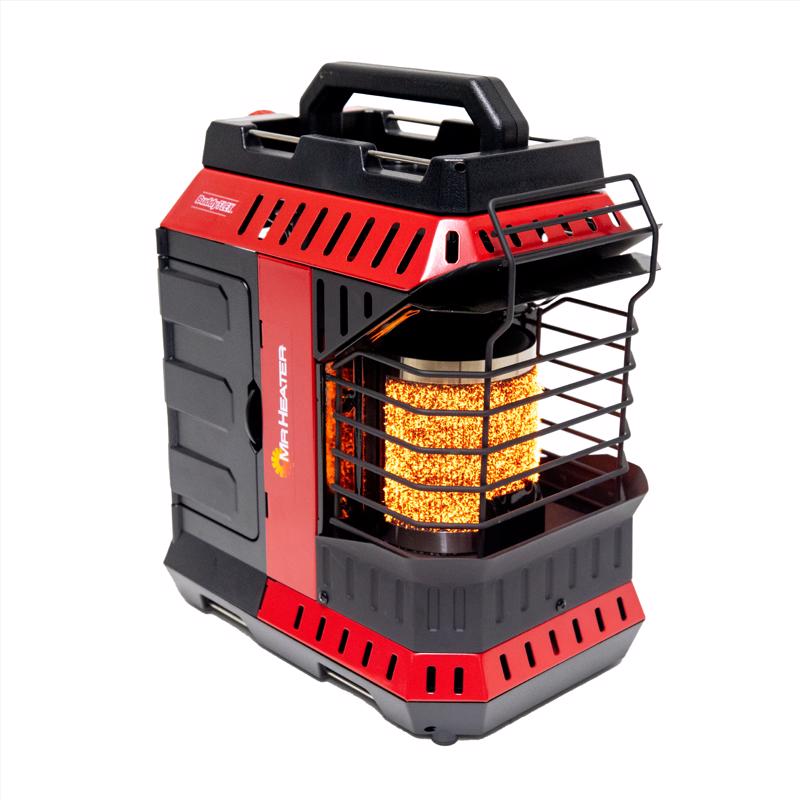 Emery Jensen Buddy Flex Heater, oil/LP utility heater with adjustable controls and safety features, designed for versatile heating.