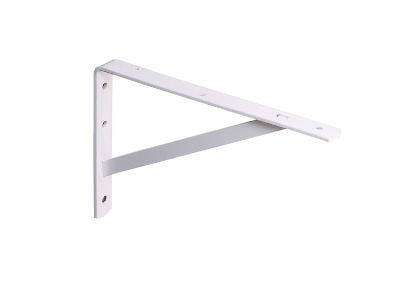 BRACKET SHELF "l" 12"WHT