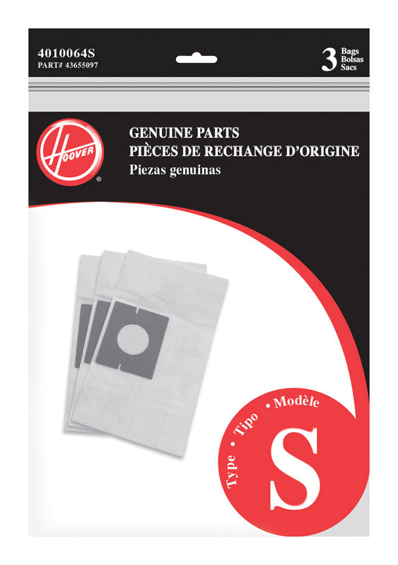 VAC BAG HOOVER S" PK3
