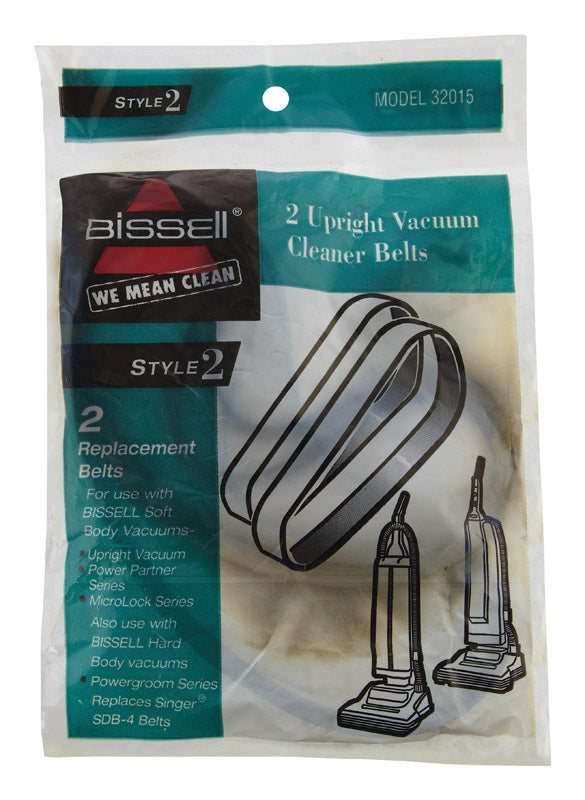 Pair of Emery Jensen vacuum belts, Style 2 BSSL, designed for reliable appliance performance, shown in the image.
