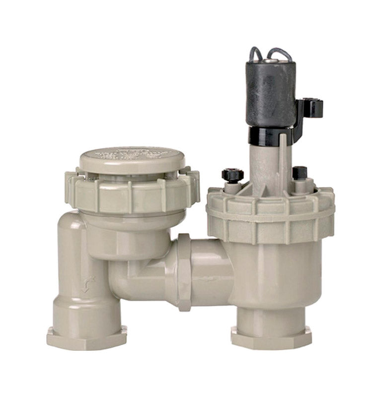 Emery Jensen anti-siphon valve, 3/4 inch, used for preventing backflow in plumbing systems, shown in the image.