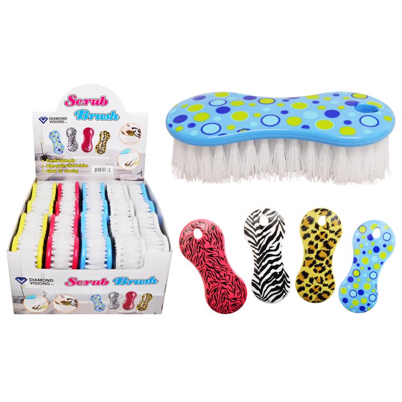 FASHION SCRUB BRUSH ASRT - Pack of 36