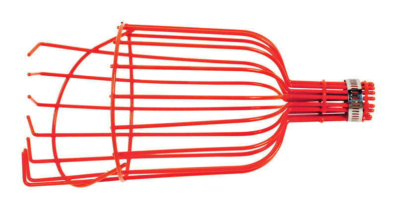 Emery Jensen fruit picker head with vegetable hooks, designed for harvesting fruits and vegetables efficiently.