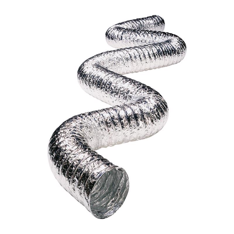 Emery Jensen DRYR TRANS DUCT 4" x 20' aluminum vent hose, 2-pack, flexible and durable for ventilation systems.
