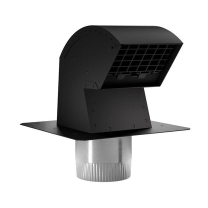 ROOF CAP W/collar 4" - Pack of 3