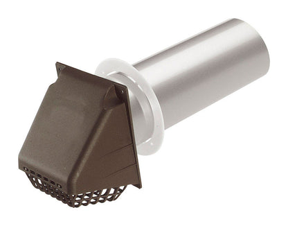VENT WM DRYER HOOD 4"BRW
