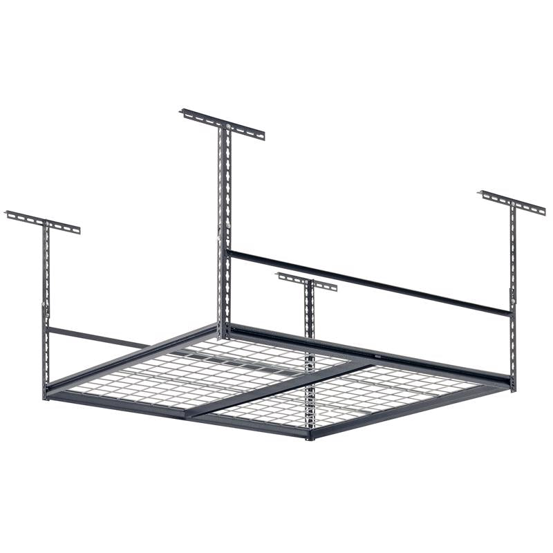 Emery Jensen 28-inch ventilated shelving unit with silver steel construction, ideal for storage and organization.