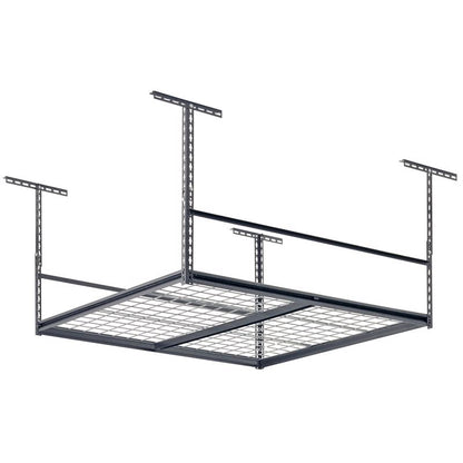 Emery Jensen 28-inch ventilated shelving unit with silver steel construction, ideal for storage and organization.