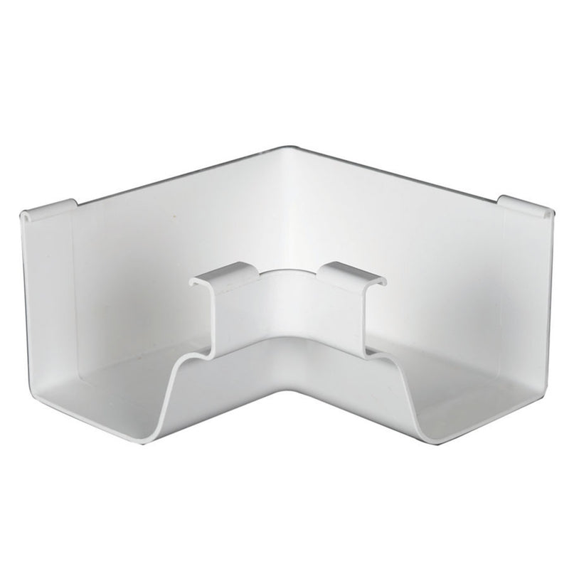 White inside corner vinyl accessory by Emery Jensen, designed for vinyl installation and finishing.