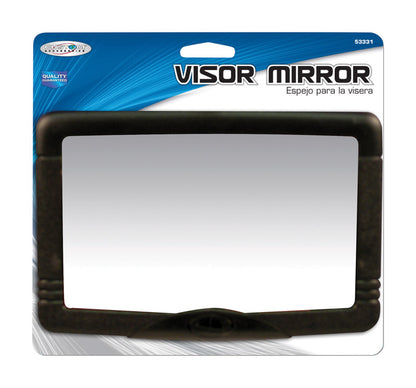 Emery Jensen car make-up visor mirror with compact design, ideal for easy on-the-go beauty touch-ups inside a vehicle.