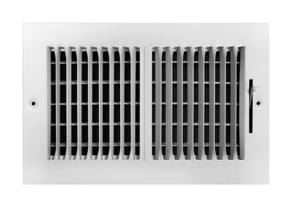 REGISTER WALL WHT 10X6"