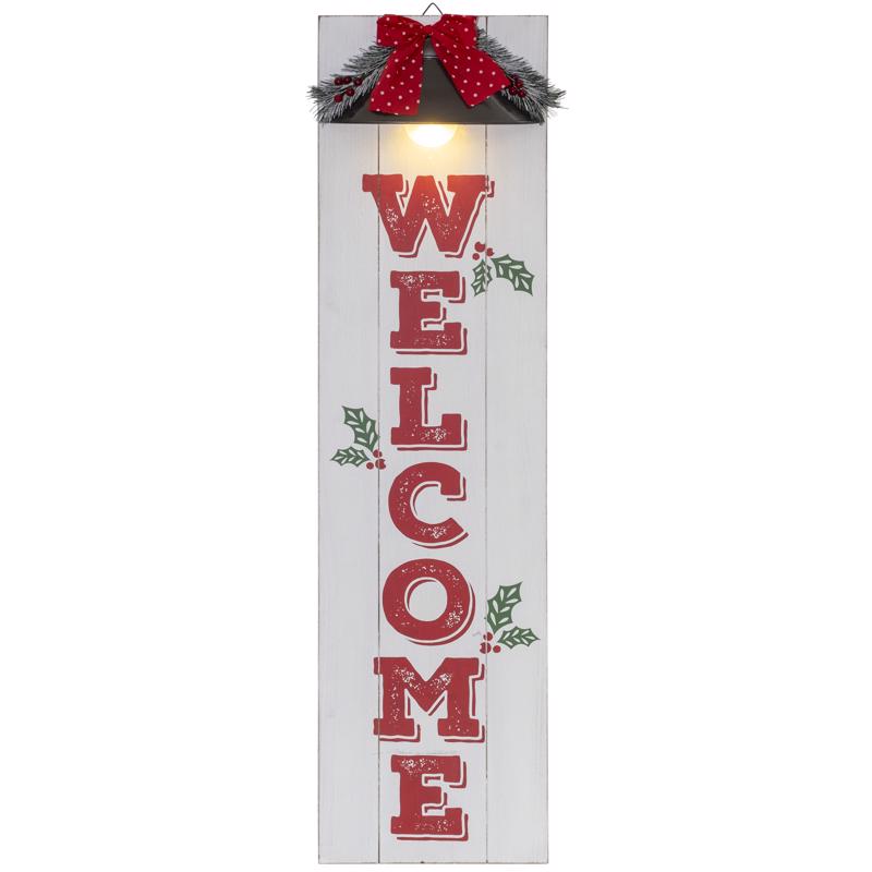 Set of six Emery Jensen CMAS porch signs, 48-inch wall decor with assorted designs for outdoor home decoration.