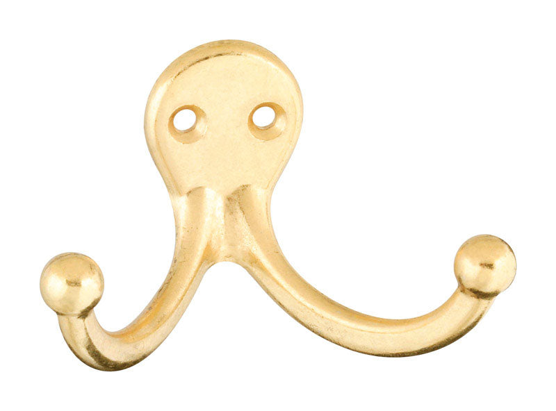 Emery Jensen wall mount clothes hook BRS35LB, durable metal hook for hanging garments and accessories on a wall.