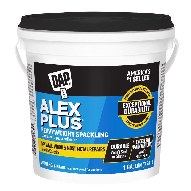 Emery Jensen ALEX PLUS spackling wall repair compounds in a pack of 2 for filling and patching wall holes and cracks.